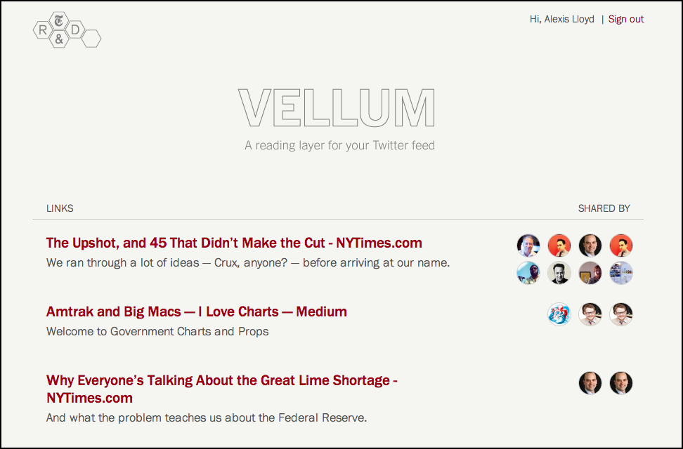 Vellum screenshot