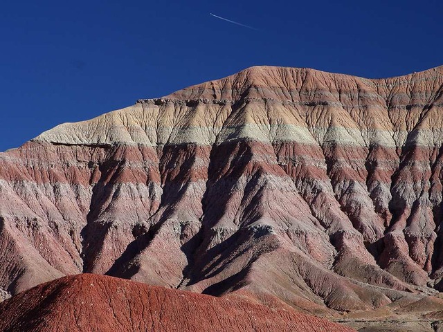 Stock Photo of sedimentary rock layers