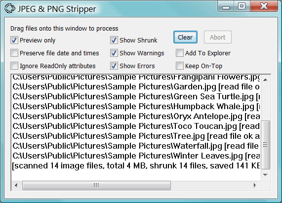 Metadata Stripper screenshot