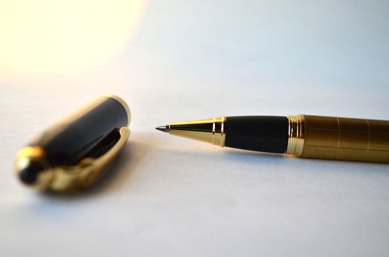 Stock photo of a nice ink pen