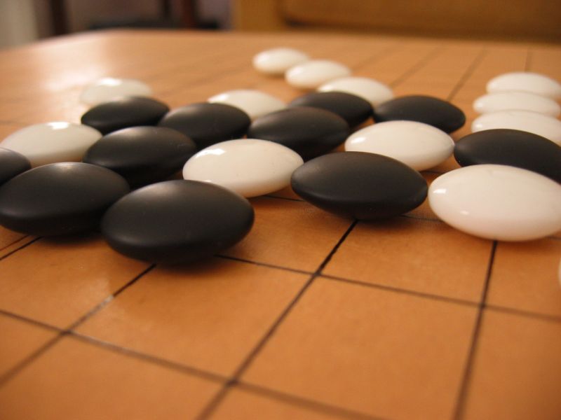 Stock photo of Go game board