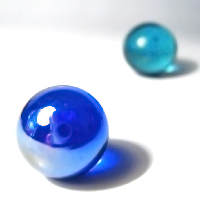 Image of 2 marbles