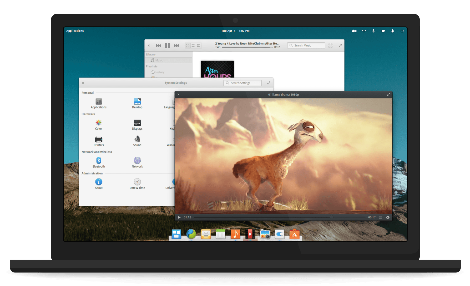 Elementary OS screenshot