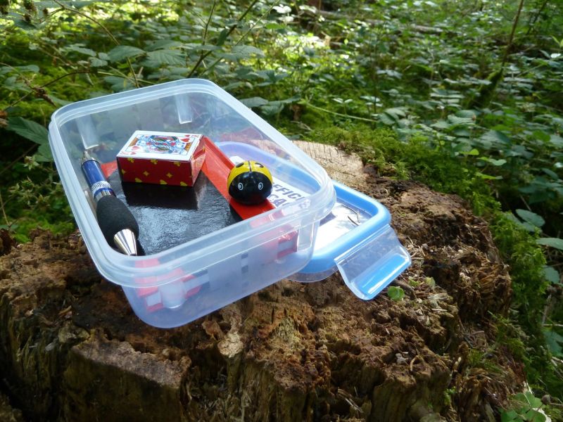 Stock Photo of geocache