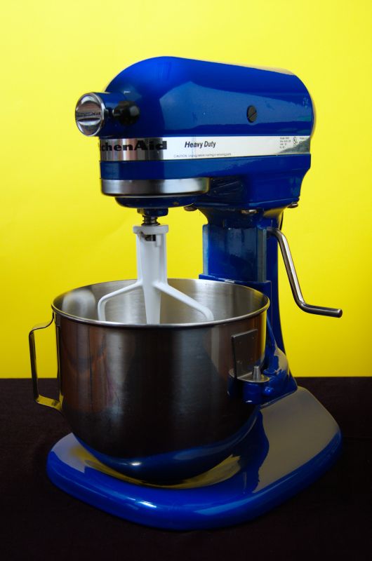 Image of a Blue Kitchen Aid Mixer from wikipedia