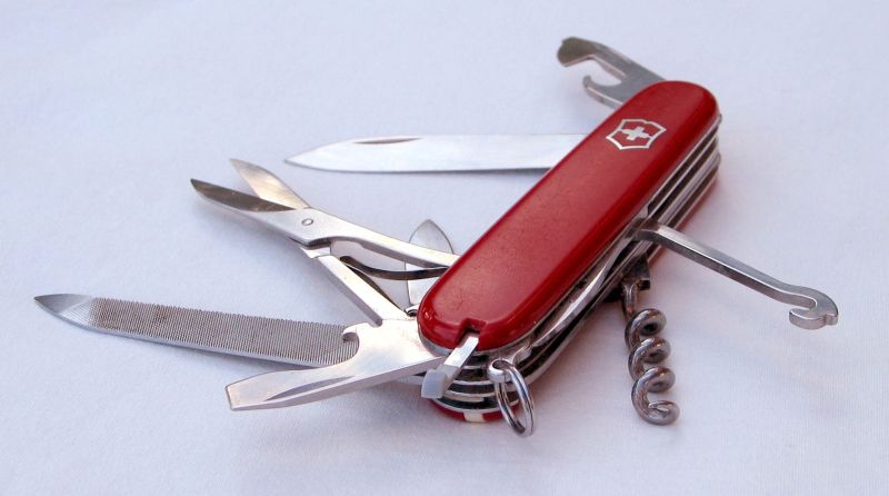 Stock Photo of a Swiss Army Knife