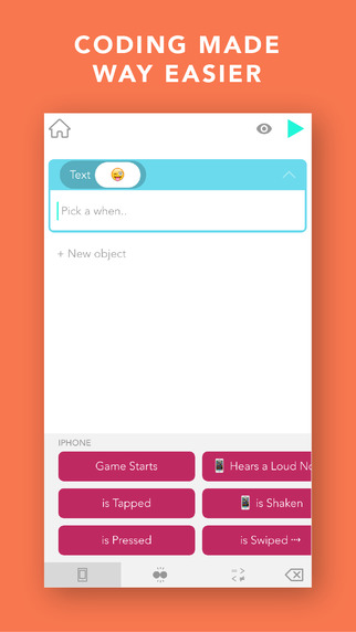 Screenshot from Hopscotch IOS app